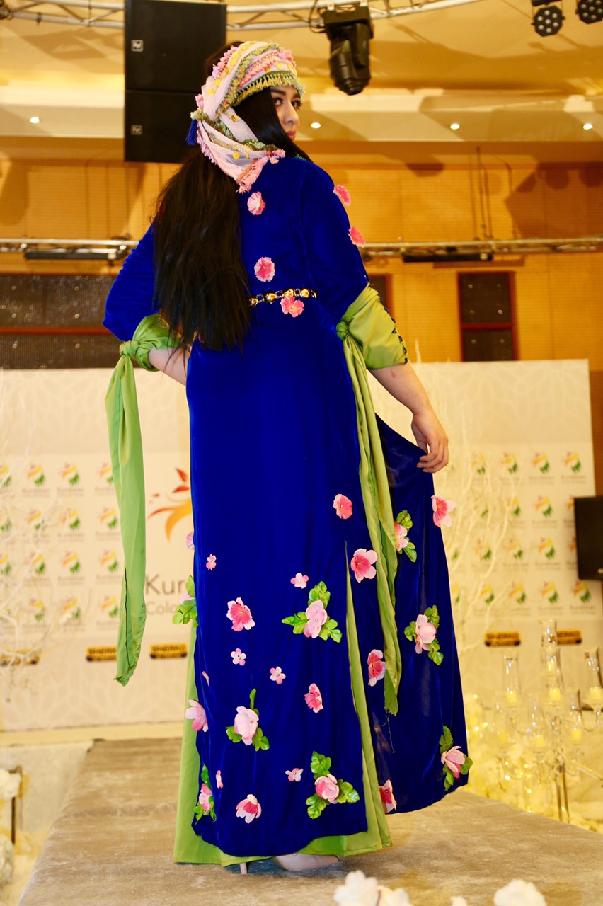 A Kurdish fashion design contest in the Kurdistan Region's Sulaimani, Feb. 1, 2019. (Photo: Kurdistan 24/Ibrahim Fatah)